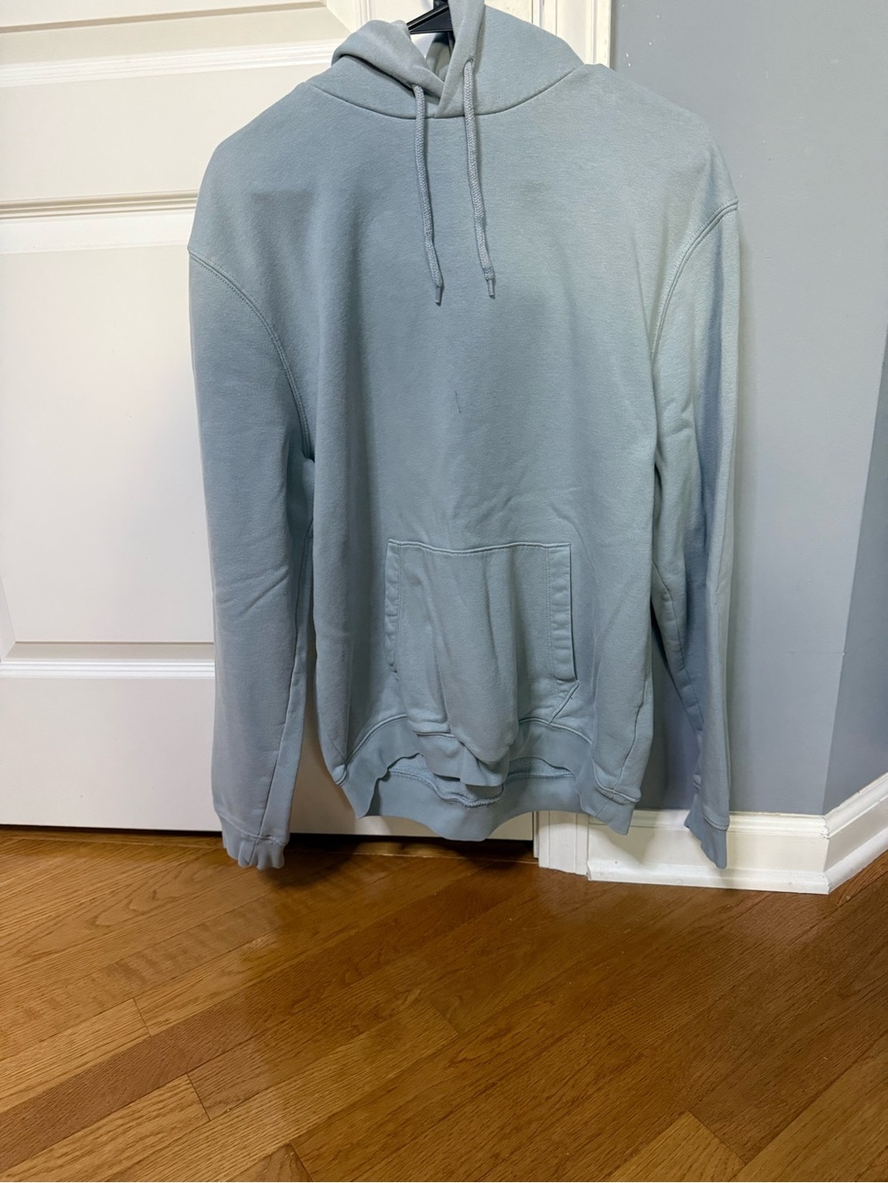 GAP Men's Pale Blue Pullover Hoodie